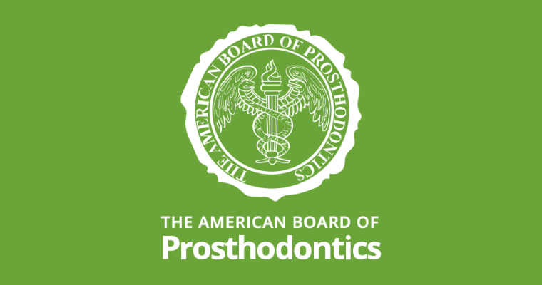 Seal for the American Board of Prosthodontics