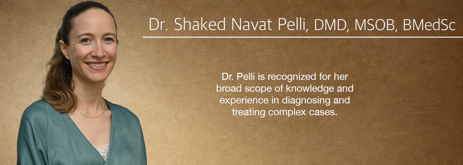 Dr. Shaked Navat Pelli, DMD, MSOB, BMedSc