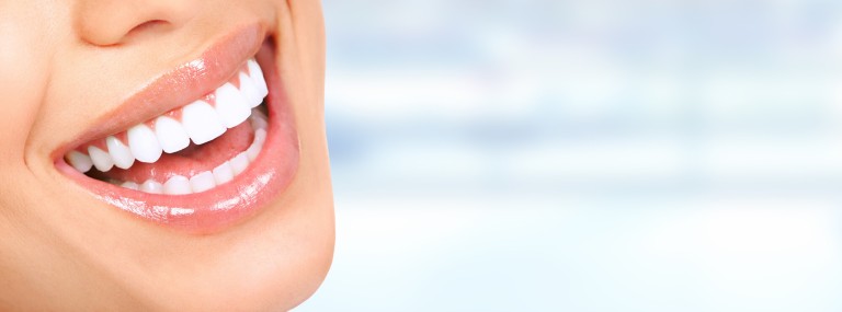 Woman smile.